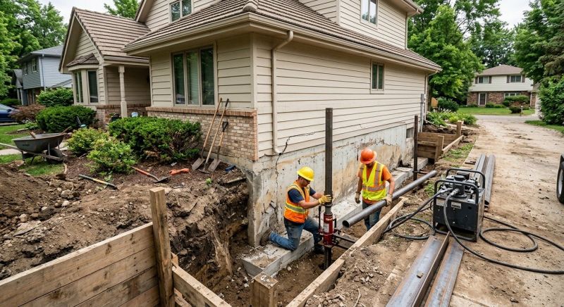 Foundation Repair in Blacksburg, VA