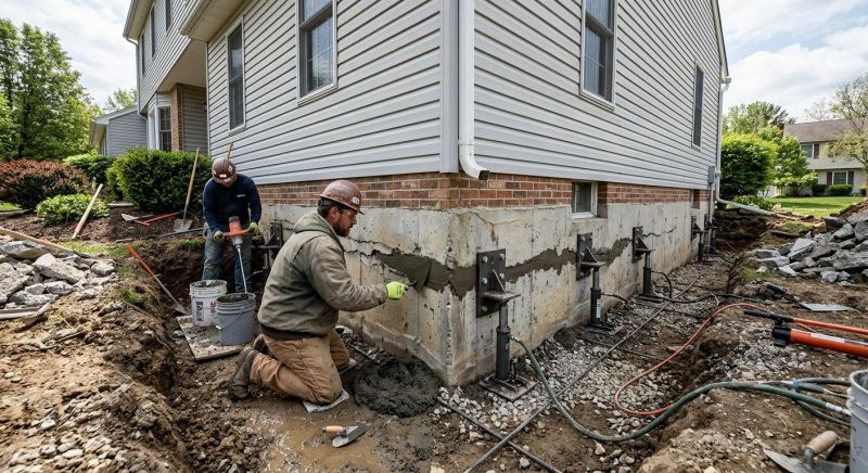 Basement Foundation Repair in Dublin, VA