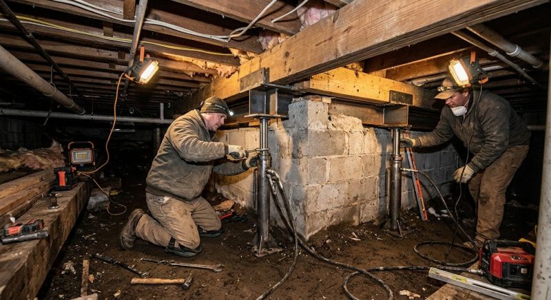 Basement Foundation Repair in Gap Mills, WV
