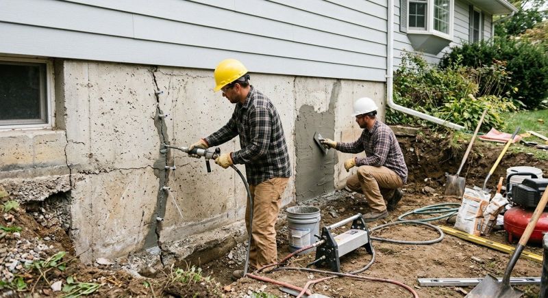 Basement Foundation Repair in Gap Mills, WV