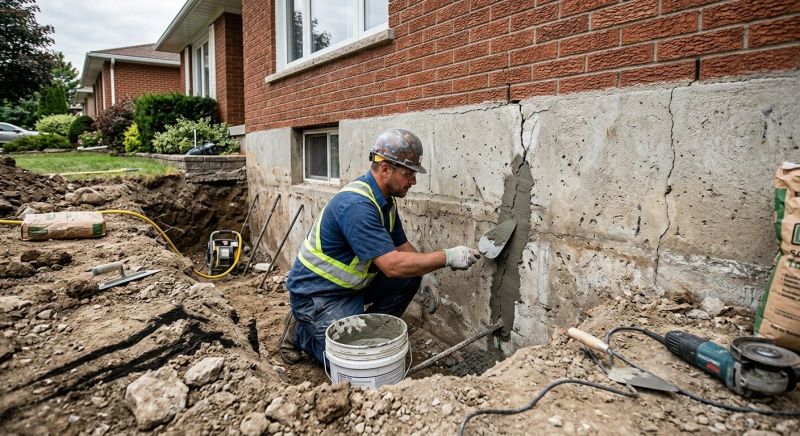 Basement Foundation Repair in Blacksburg, VA