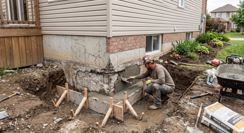 Building Foundation Repair in Christiansburg, VA