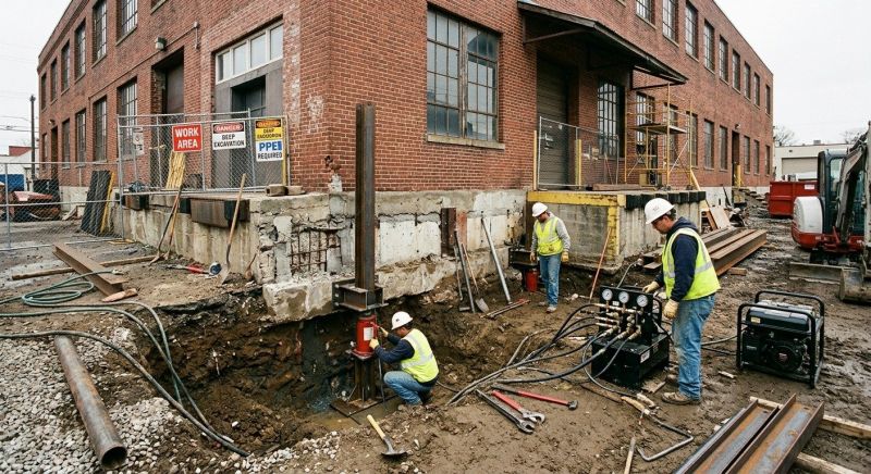Building Foundation Repair in Gap Mills, WV