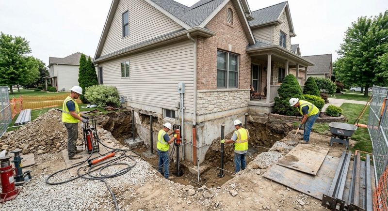 Building Foundation Repair in Blacksburg, VA