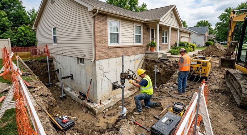 Building Foundation Repair in Roanoke, VA