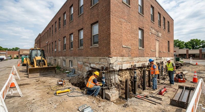 Commercial Foundation Repair in Blacksburg, VA