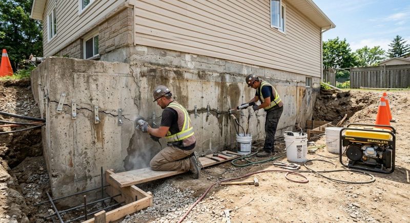 Concrete Foundation Repair in Gap Mills, WV