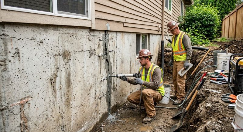 Cracked Foundation Repair in Roanoke, VA