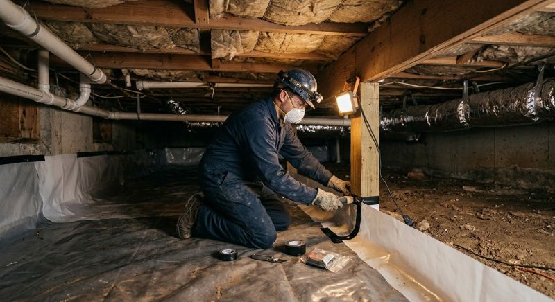 Crawl Space Leveling in Blacksburg, VA