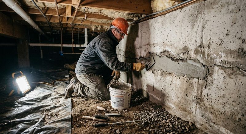 Crawlspace Foundation Repair in Dublin, VA