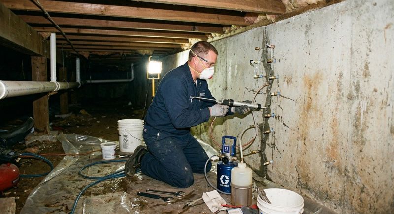 Crawlspace Foundation Repair in Floyd, VA