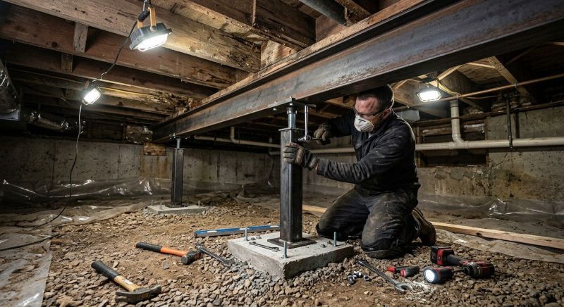 Crawlspace Structural Repair in Blacksburg, VA