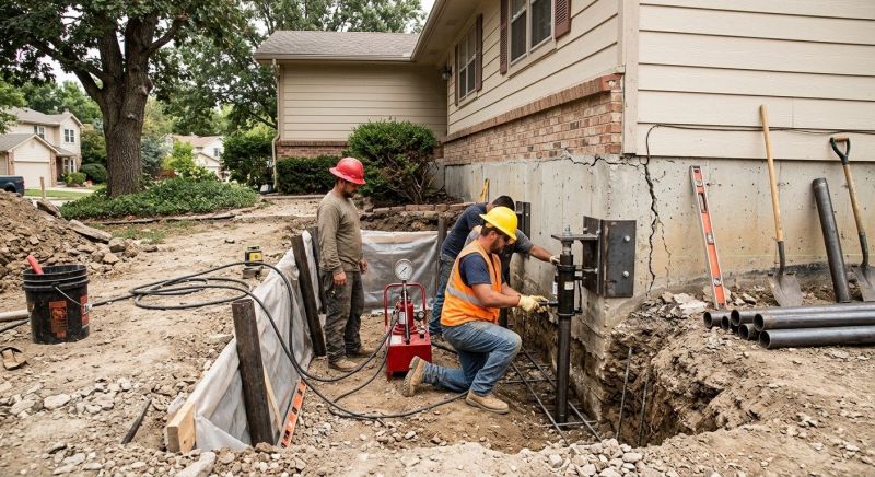 Deep Foundation Repair in Blacksburg, VA