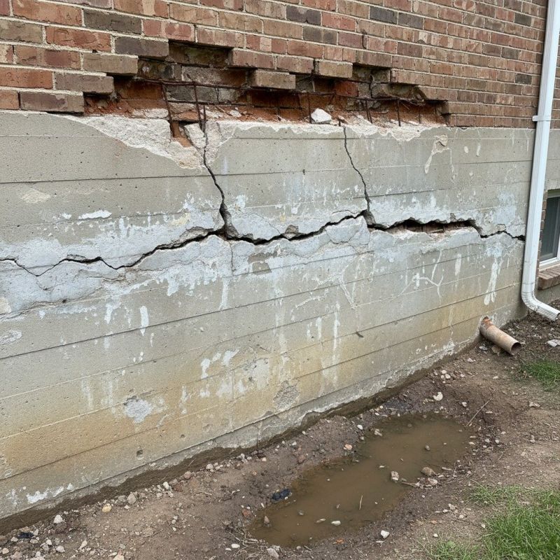 Foundation Crack Repair in Dublin, VA