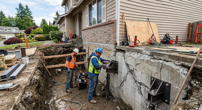 Foundation Damage Repair in Dublin, VA