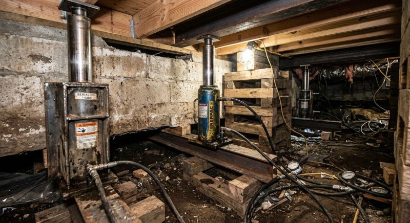 Foundation Jacking in Dublin, VA