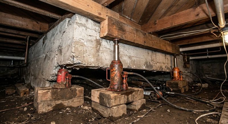 Foundation Jacking in Dublin, VA