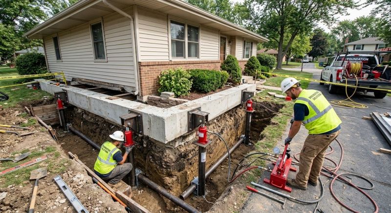 Foundation Jacking in Blacksburg, VA