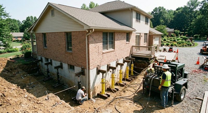 Foundation Jacking in Blacksburg, VA