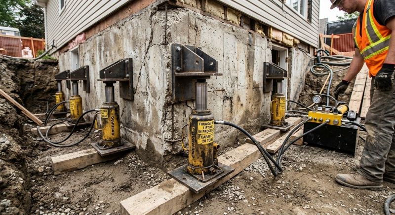 Foundation Jacking in Blacksburg, VA