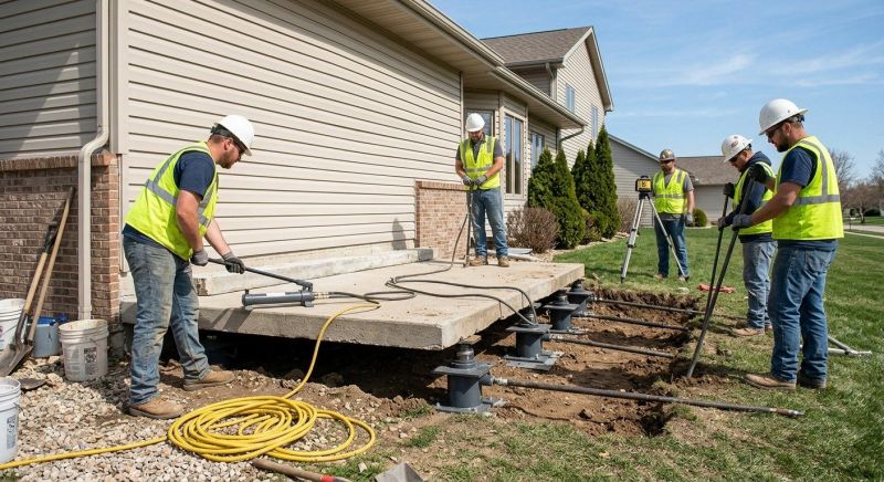 Foundation Lifting in Christiansburg, VA