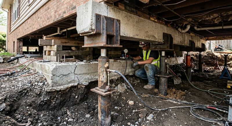 Foundation Lifting in Floyd, VA