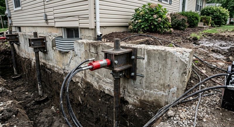 Foundation Pier Leveling in Blacksburg, VA