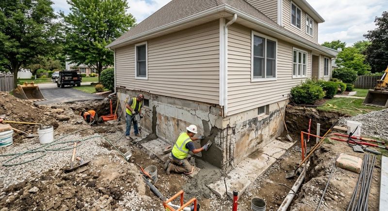Foundation Restoration in Blacksburg, VA