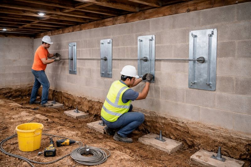 Foundation Stabilizing in Blacksburg, VA