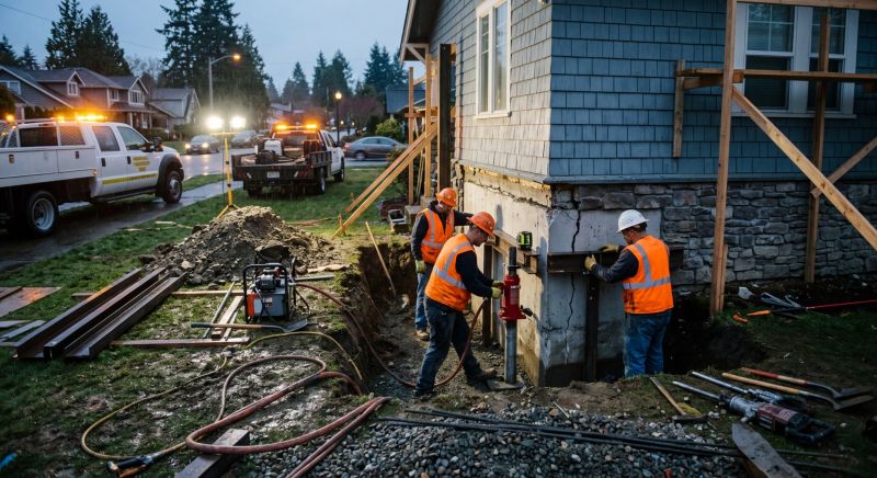 Foundation Stabilizing in Blacksburg, VA