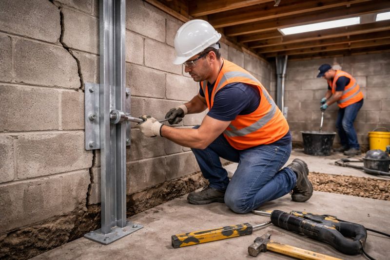 Foundation Structural Repair in Gap Mills, WV