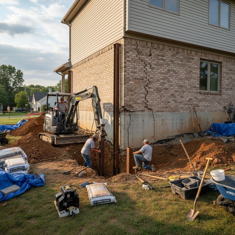 Foundation Structural Repair in Roanoke, VA