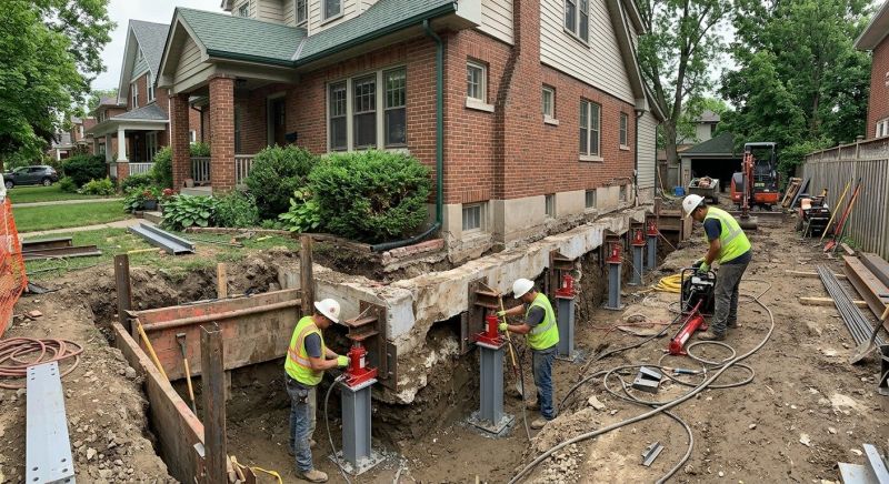 Foundation Underpinning in Blacksburg, VA