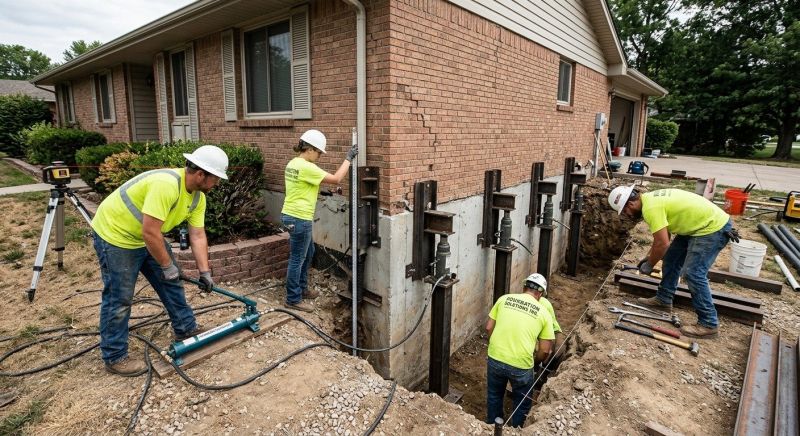 Home Foundation Leveling in Christiansburg, VA