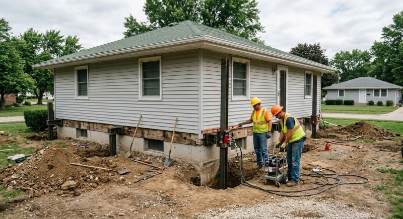 Home Foundation Leveling in Blacksburg, VA