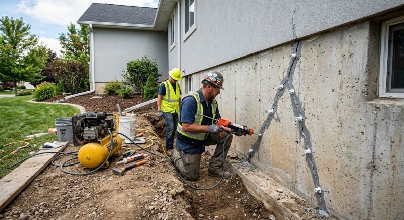 Home Foundation Repair in Christiansburg, VA