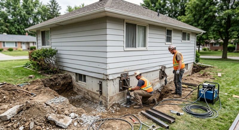 Home Foundation Repair in Blacksburg, VA