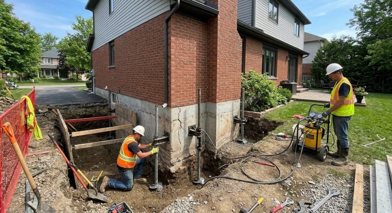 House Underpinning in Blacksburg, VA