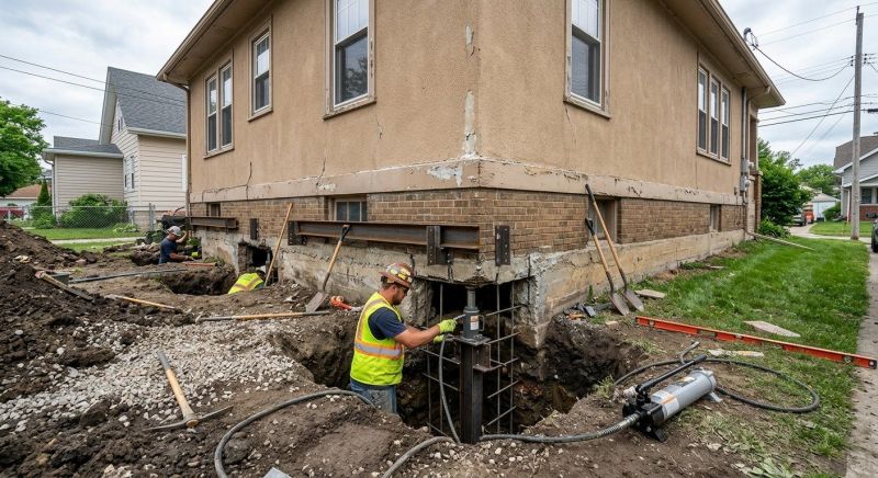 House Underpinning in Blacksburg, VA