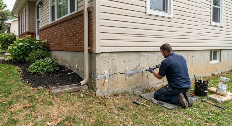 Leaking Foundation Repair in Blacksburg, VA