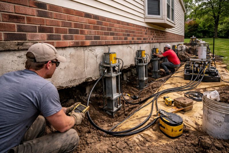 Settling Foundation Service in Dublin, VA