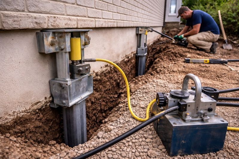 Sinking Foundation Repair in Floyd, VA