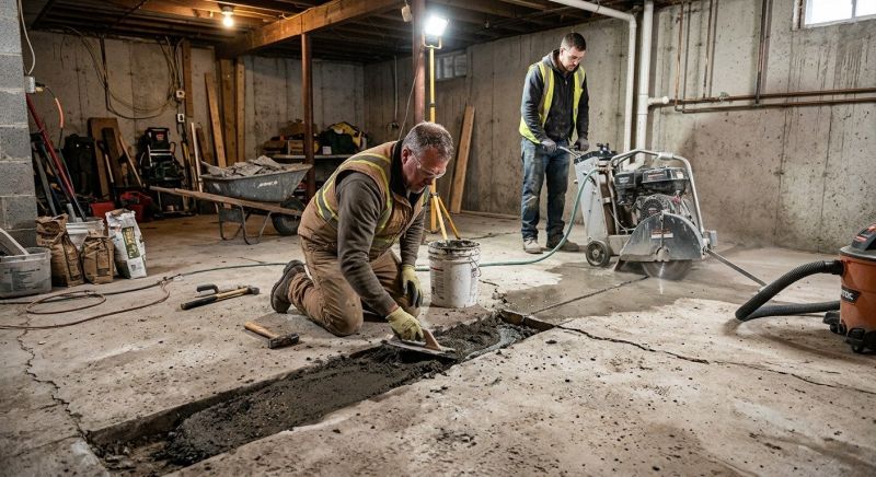 Slab Foundation Repair in Blacksburg, VA