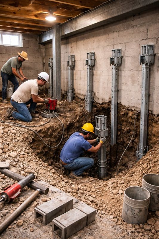 Structural Underpinning in Blacksburg, VA