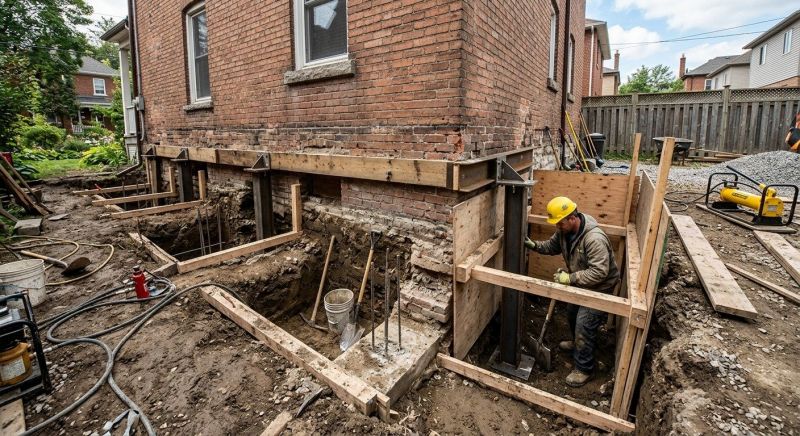 Structural Underpinning in Blacksburg, VA