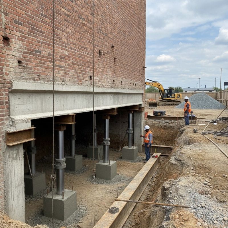 Structural Underpinning in Blacksburg, VA