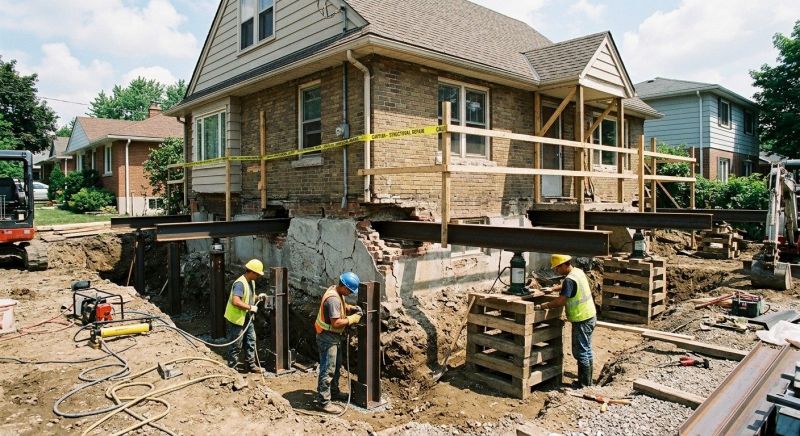 Structural Underpinning in Blacksburg, VA