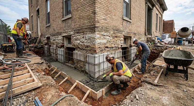 Underpinning Repair in Blacksburg, VA
