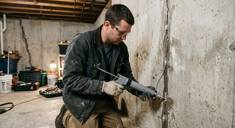 Basement Crack Repair